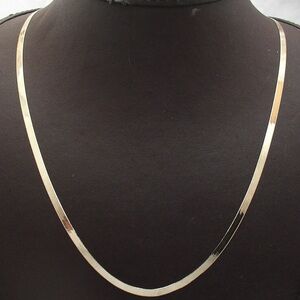 Herringbone Elegant Gold Necklace